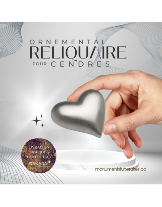 Étain brossé (Coeur Reliquaire) Étain brossé (Coeur Reliquaire)